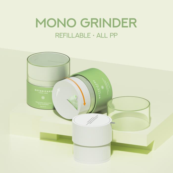 
                                        
                                    
                                    Clean and sustainable approach to balm products: Mono PP Refillable Grinder